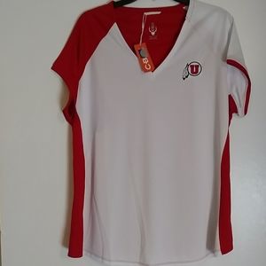 CBUK NCAA Women's Presley V-Neck Short Sleeve Tee